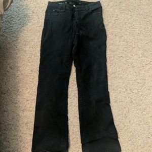 Black boot cut jeans